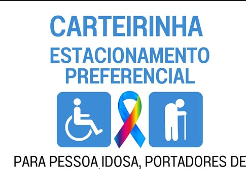 CARTEIRINHA DE ESTACIONAMENTO PREFERENCIAL