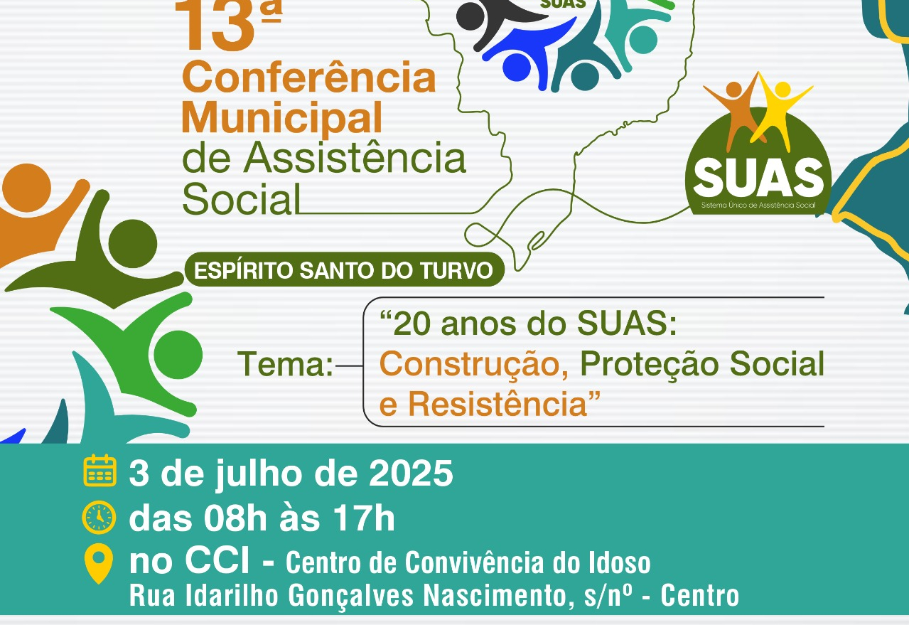 Convite: 13º Conferência Municipal de Assistência Social