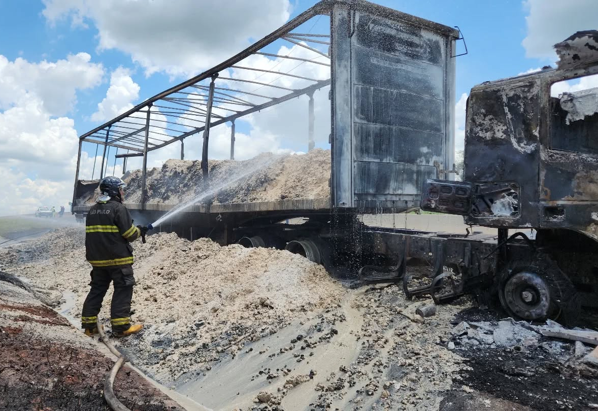 INCENDIO NA RODOVIA